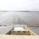 Imagen de archivo de la balsa construida en el Sector III del Canal del Páramo. RAMIRO