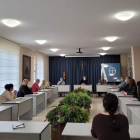 Reunión del equipo de Cáritas con Jesús Fernández. DL
