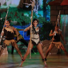 Una escena del musical 'Pocahontas'