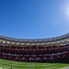 El Wanda Metropolitano sería una de las sedes que la Superliga Argentina quiere para la final de la Recopa