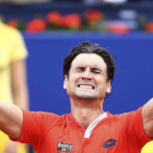 David Ferrer tras vencer al alemán Philipp Kohlschreiber.