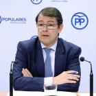 El presidente del Partido Popular de Castilla y León y candidato a la Presidencia de la Junta, Alfonso Fernández Mañueco
