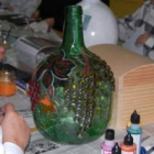 Algunos de los trabajos realizados en el taller de manualidades organizado por el Ayuntamiento.