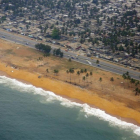 La costa de Abidjan, en Costa de Marfil.