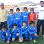 Formación del Cacabelense de la categoría benjamín.