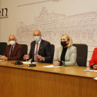 Acto inaugural de las jornadas, este miércoles, celebrado en el Ayuntamiento de León. FERNANDO OTERO