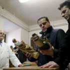 Mario Amilivia y Alfonso Ordóñez, ayer, en el Taller