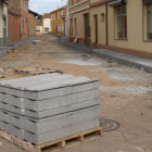 Imagen de obras de arreglo de calles en un pequeño municipio de la provincia. MEDINA