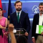 El responsable de Vox del comité negociador de los pactos, Iván Espinosa de los Monteros. F. ALVARADO