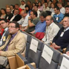 Uno de los úlitmos comités provinciales del PSOE, en una imagen de archivo.