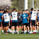 Luis Enrique ya comenzó a preparar el partido de mañana frente a Croacia. DL