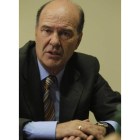 José Luis Díaz Villarig, ayer en el Colegio de Médicos de León.