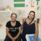 Dora García junto a Marie de Brugerolle, ambas comisarias de la exposición ‘I was a male Yvonne de Carlo’.