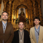 Tres de los representantes de esta hermandad.