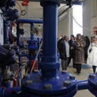 Las autoridades visitaron la planta de tratamiento de agua potable de Santa María del Páramo.