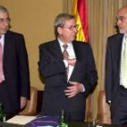 Ubaldo Nieto, Gabino Puig, presidente de la comisión en el Congreso y el diputado Javier Gómez