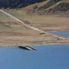 Imagen del pantano de Riaño, sobre los restos de Pedrosa