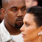 Kanye West y Kim Kardashian.