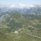 Vista aérea de la reserva de Mampodre, en el norte de León.