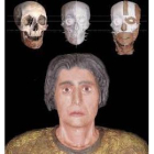 Reconstrucción del rostro del rey Vermudo III que se realizó en 1997 y cuyo paradero se desconoce