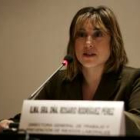 Rosario Rodríguez, durante la clausura de la jornada técnica