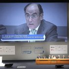 Sánchez Galán, en su intervención en la mesa redonda ‘Líderes en internacionalización’.