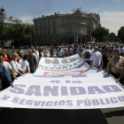 La ‘marea blanca’ volvió a manifestarse en defensa de la sanidad pública.