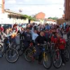 Participantes en el Día de la Bicicleta Paramesa, que se celebró ayer