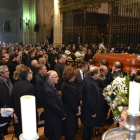 La catedral de Palencia se quedó pequeña para acoger el funeral por José María Hernández.