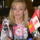 Isabel Carrasco ayer durante el consejo de política fiscal en Madrid
