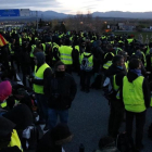 Corte en la AP-7 en Figueres por parte de los CDR el pasado 27 de marzo.