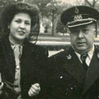 Francisco Machado y su hija Leonor.