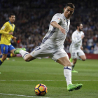 Cristiano Ronaldo, autor de un doblete ayer, fue clave en la remontada del equipo blanco ante Las Palmas. JUANJO MARTÍN