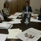 Fernando Aller, Javier Amoedo, Lourdes Rodríguez, José Luis Ulibarri, Adriana Ulibarri y Ángel Penas