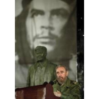 Castro, durante el acto en el duodécimo cumpleaños del balserito Elián