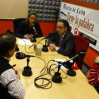 Antonio Velasco, Ibán Garcia, la moderadora Nuria González, Javier Chamorro y  Antonio Nicolás.