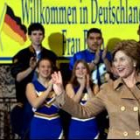 Laura Bush visitó ayer a las tropas norteamericanas desplegadas en Alemania