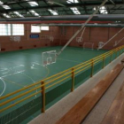 Imagen del pabellón deportivo de Valencia de Don Juan recién reformado.