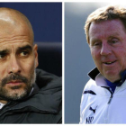 Pep Guardiola y Harry Redknapp.