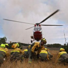 La brigadas antiincendios, durante este verano.