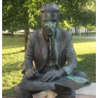 Estado en el que se encuentra la estatua de Valdés. DL