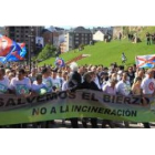 Frente de la manifestación del pasado 14 de mayo celebrada en Ponferrada contra la incineración en l