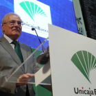 El presidente de Unicaja Banco, Manuel Azuaga