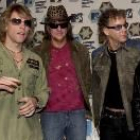 Bon Jovi, Richie Sambora, Dave Bryan y Tico Torres, ayer en la ciudad condal