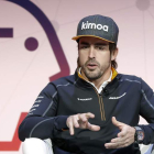 Alonso está «deseando» ponerse al volante del MCL33. ANDREU DALMAU