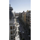 Vista de Ordoño II desde la última planta del edificio del Ayuntamiento. PABLO