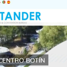 La web de turismo de Santander.