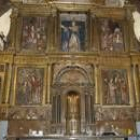 El retablo de la iglesia de Villamuñío, que todavía está en obras, está realizado en nogal y arce