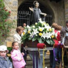 La imagen de San Guillermo en la ermita de Peñacorada