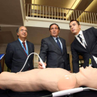 El consejero de Sanidad, ayer, en el Congreso de la Sociedad Española de Educación Médica.